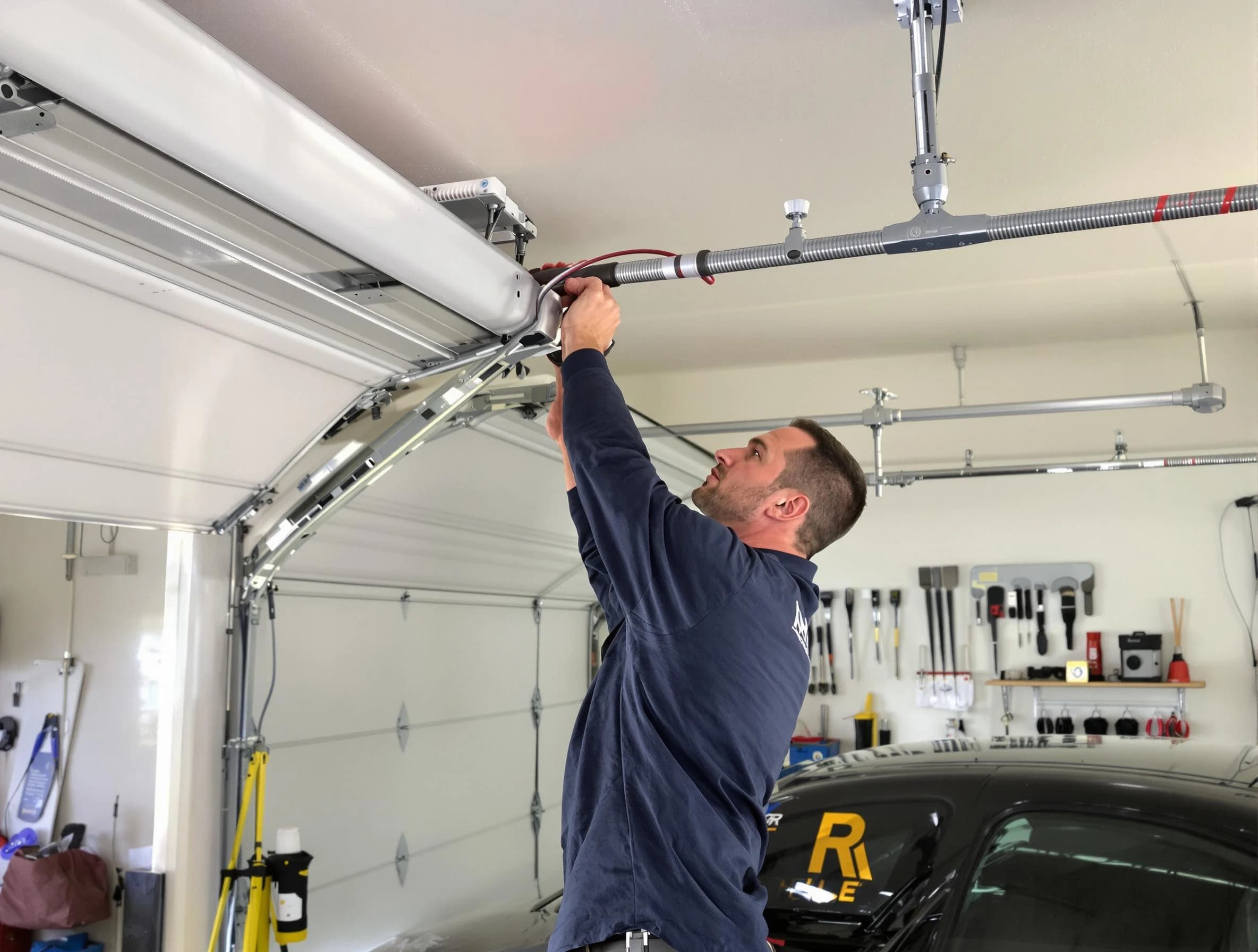 Dormont Garage Door Repair technician performing garage door cable repair in Dormont