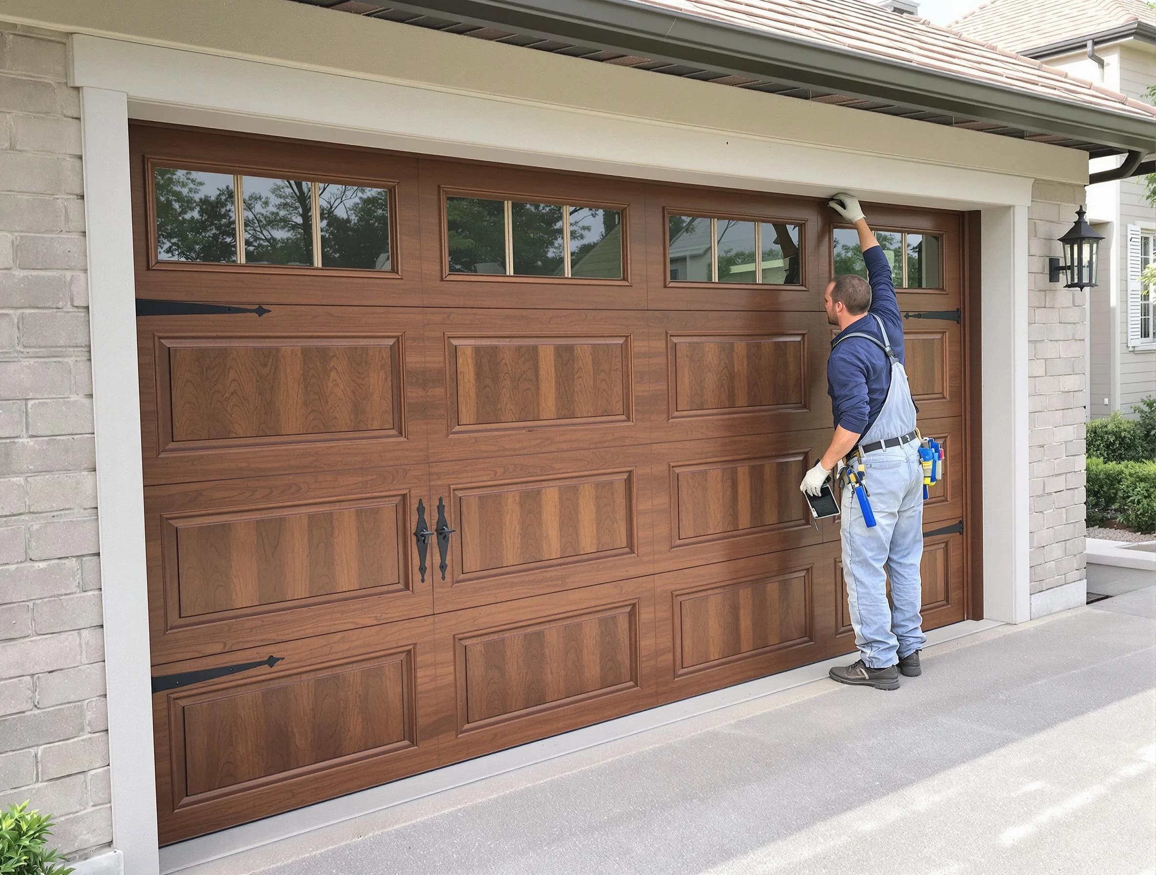 Custom garage door showcase by Dormont Garage Door Repair in Dormont