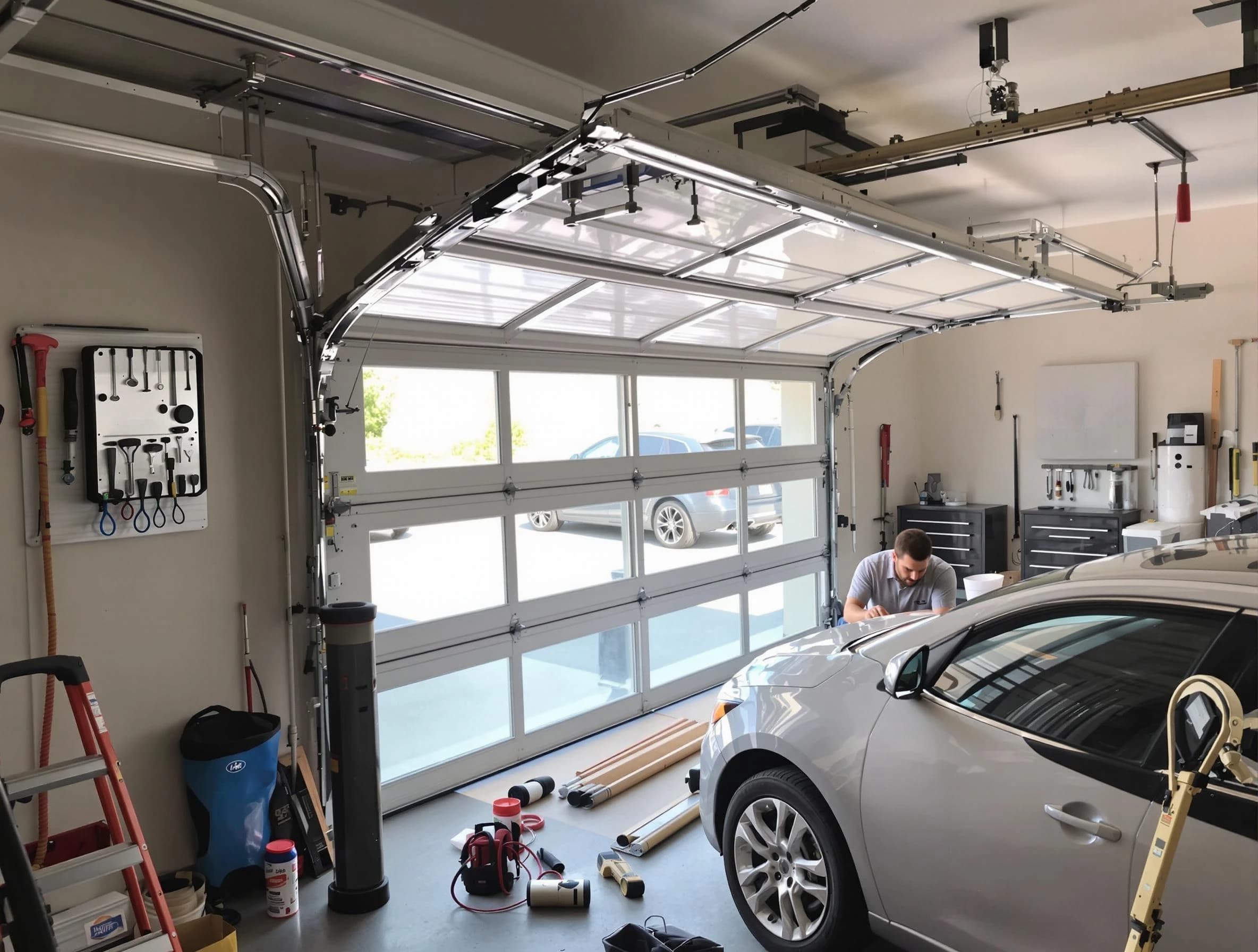 Garage door noise reduction service by Dormont Garage Door Repair in Dormont