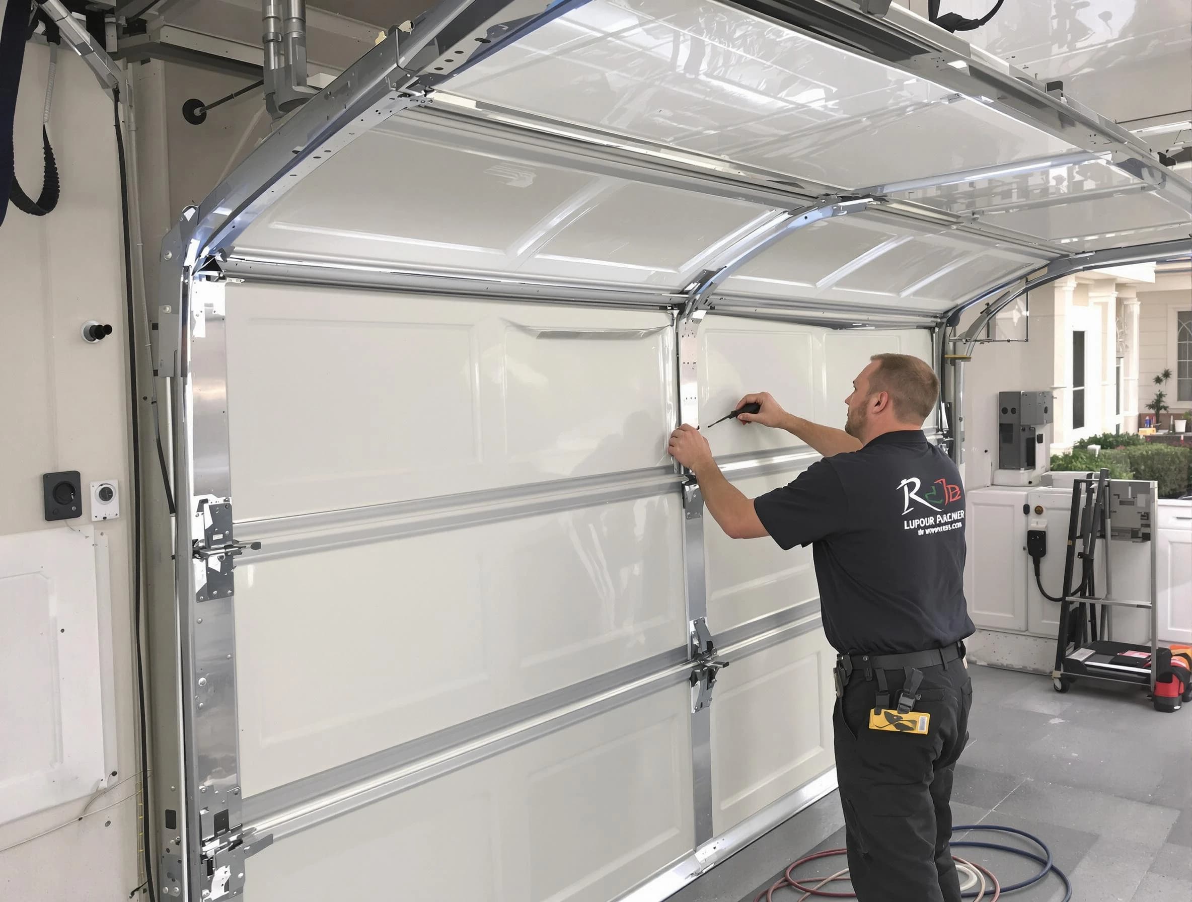 Dormont Garage Door Repair professional performing panel repair in Dormont
