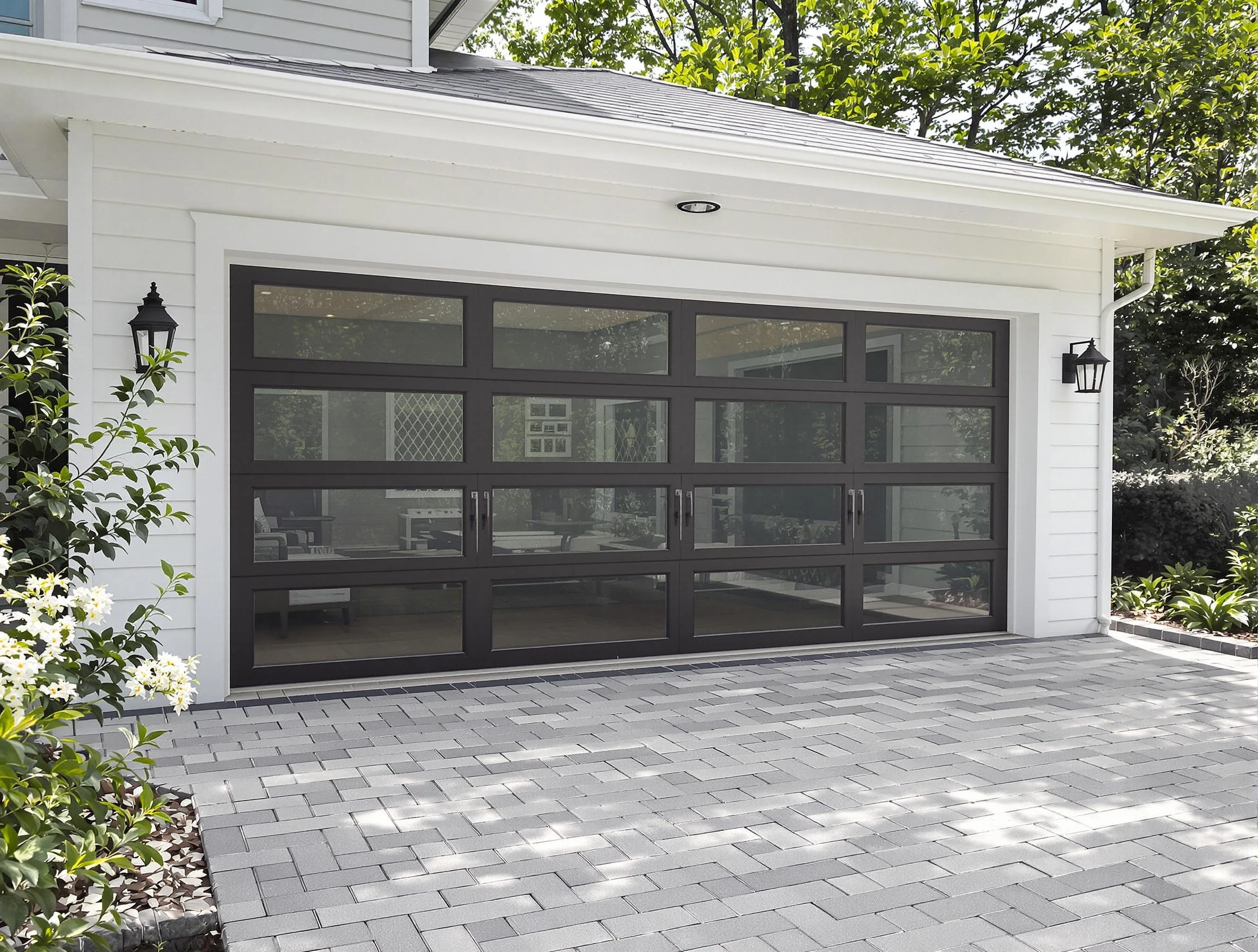 Dormont Garage Door Repair design specialist presenting custom garage door options to Dormont homeowner