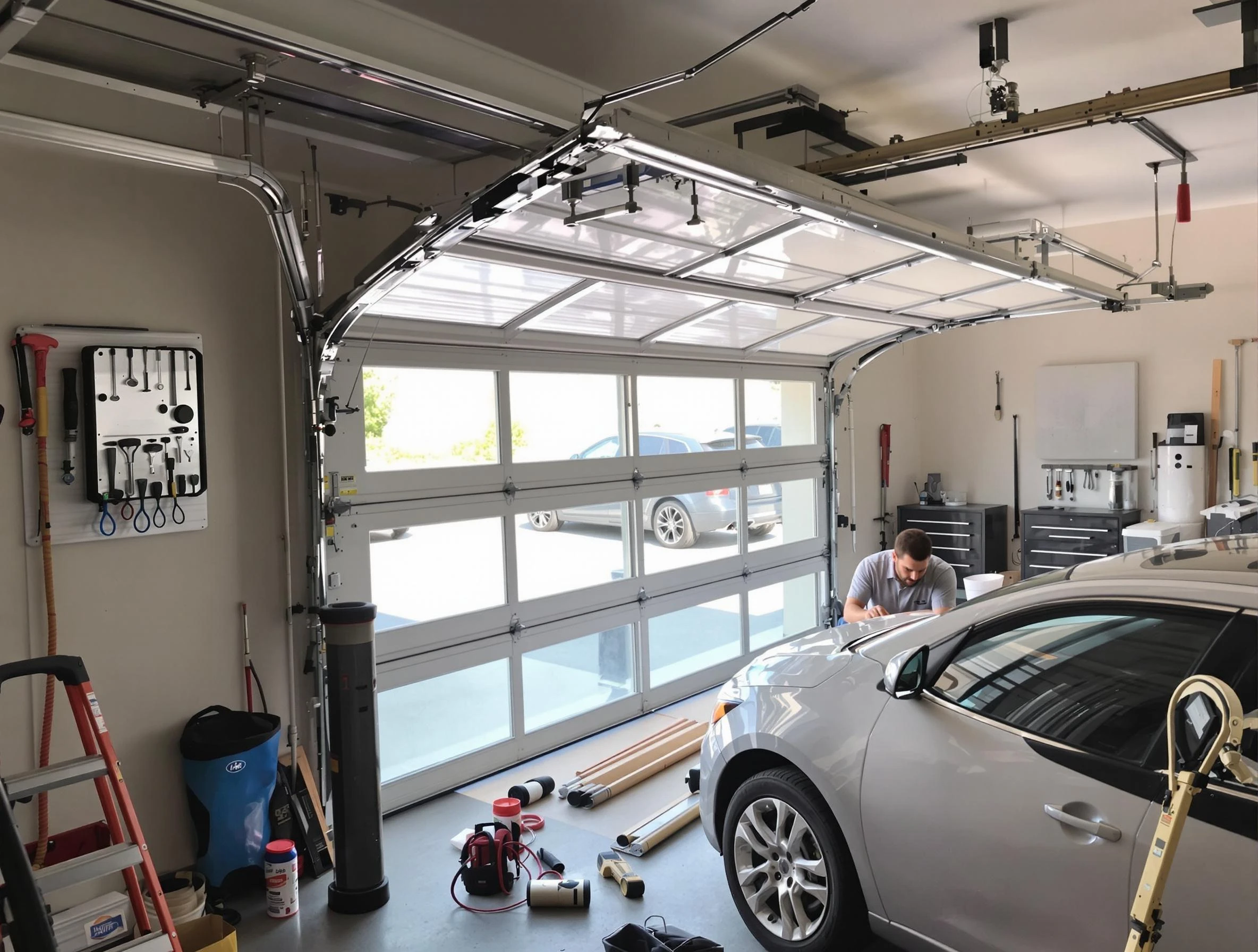 Garage door noise reduction service by Dormont Garage Door Repair in Dormont